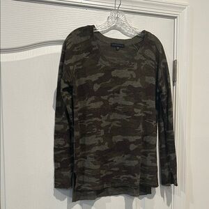 Camouflage Long Sleeve Top